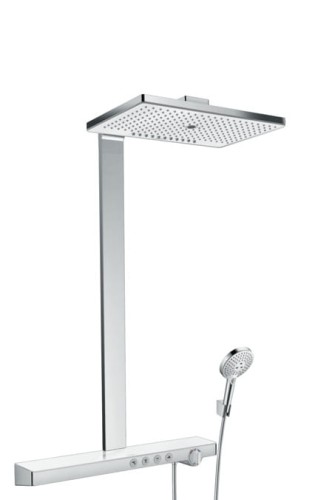 Zestaw Hansgrohe Rainmaker Select 460 3jet Komplet prysznicowy z deszczownicą 460mm, biały/chrom 27106400

