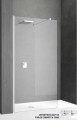 Ścianka walk-in Novellini Kali H 90x195 cm wolnostojąca typu walk-in, profil srebrny, szkło transparentne KALIH90-1B

