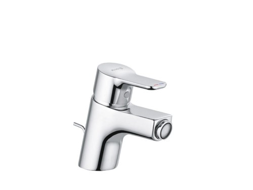 KLUDI PURE&EASY Jednouchwytowa bateria bidetowa DN 15, z zestawem odpływowym, chrom 375330565