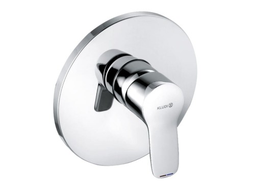 KLUDI PURE&EASY Podtynkowa bateria natryskowa, element zewnętrzny chrom 376550565