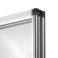 New Trendy TREX parawan nawannowy 80x140cm, chrom P-0152