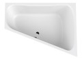 Sanplast Luxo wanna narożna prawa 120x170, kolor biały 610-370-0430-01-000