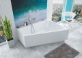 Sanplast Luxo wanna narożna prawa 120x170, kolor biały 610-370-0430-01-000