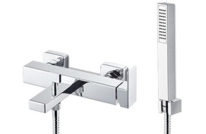 Vema Rubinatterie Lys bateria wannowa ścienna, kolor chrom V25081