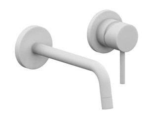 Paffoni Light bateria umywalkowa podtynkowa L-245mm, kolor biały-mat LIG007BO70