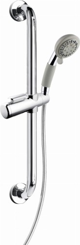 Deante Vital zestaw prysznicowy ścienny z uchwytem dla niepełnosprawnych chrom NIV_051K