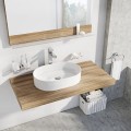 Ravak Ceramic Slim O umywalka nablatowa 55x37cm, bez otworu na baterię kolor biały XJX01155001