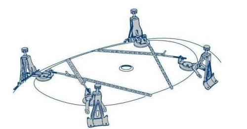 Nogi 5037 specjalne do wanien, Kaldewei 583170000000