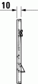 Duravit DuraSystem przycisk spłukujący A1 kolor czarny mat WD5001031000
