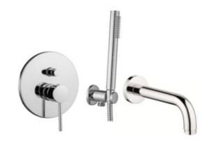 Emmevi Piper zestaw wannowy podtynkowy , kolor złoty błyszczący PI015ZWW.OR