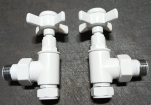 Imers RETRO zestaw zaworów kątowych, kolor biały 1710-biały