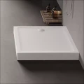 New Trendy Mild Stone brodzik prostokątny 120x70x11,5cm, struktura kamienia naturalnego kolor biały B-0526