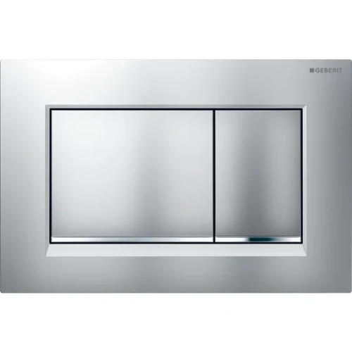 Geberit Sigma30 przycisk uruchamiający przedni, chrom mat-chrom połysk-chrom mat 115.883.JQ.1