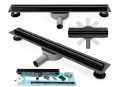Rea Neo Slim Black odpływ liniowy 50 cm czarny mat REA-G6992