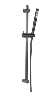 Kfa Moza Black zestaw natryskowy przesuwny, kolor czarny mat 841-363-81
