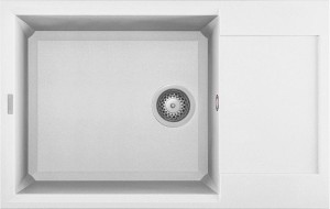 Elleci Easy 310 zlewozmywak wpuszczany 78x50cm, kolor biały LGY31068