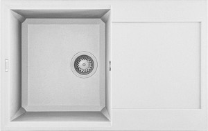 Elleci Easy 300 zlewozmywak wpuszczany 79x50cm, kolor biały LGY30068