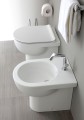 Flamina App miska wisząca bezrantowa goclean 54x36 cm z deską wolnoopadającą kolor biały AP118G+QKCW05