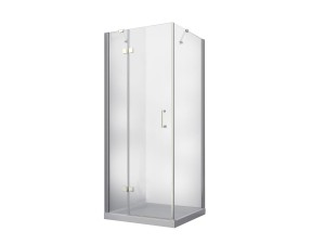 Besco Viva kabina kwadratowa 90x90 cm, wersja lewa, profile chrom VKL-90-195-C