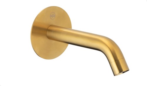 KFA Moza Gold Brushed wylewka wannowa, kolor złoty szczotkowany 836-004-31