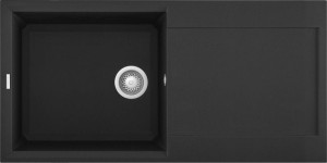 Elleci Easy 480 zlewozmywak wpuszczany 100x50cm, kolor czarny LGY48040