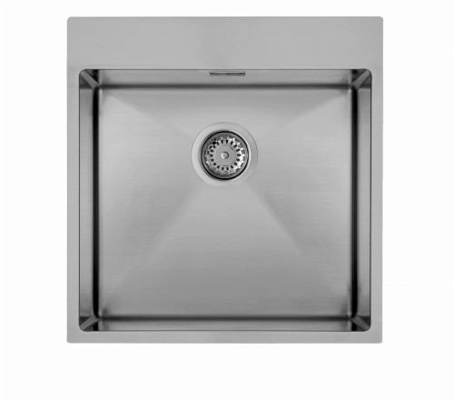 Elleci Cube 500 zlewozmywak stalowy 55x51cm, stal nierdzewna LIU500SAC