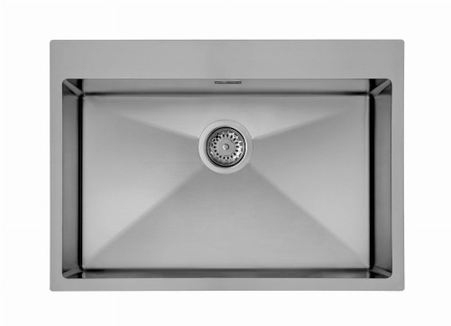 Elleci Cube 700 zlewozmywak stalowy 75x51cm, stal nierdzewna LIU700SAC