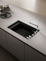 Elleci Value 130 zlewozmywak granitowy podwieszany 72,4x45,4 cm, kolor biały LGV13068BSO