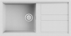 Elleci Best 480 zlewozmywak granitowy 100x51 cm, kolor biały LGB48068