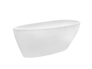 Besco Goya wanna wolnostojąca 160x70 cm, kolor biały + korek biały #WMD-160-GKW