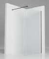 Ścianka Walk-in 80 cm Aquaform Fuji profil czarny mat 103-11-30080-01
