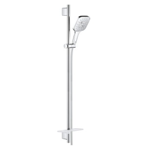 Grohe Rainshower SmartActive 130 Cube zestaw prysznicowy z drążkiem i półką, kolor chrom 26586000