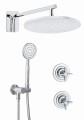 Deante Temisto zestaw prysznicowy podtynkowy, kolor chrom NAC_09QT