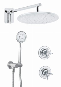 Deante Temisto zestaw prysznicowy podtynkowy, kolor chrom NAC_09QT
