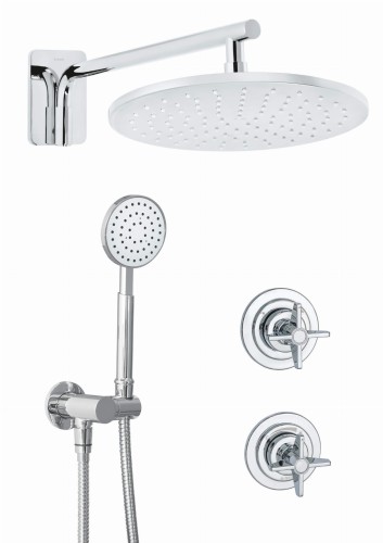 Deante Temisto zestaw prysznicowy podtynkowy, kolor chrom NAC_09QT