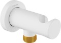 Deante Cascada Przyłącze kątowe okrągłe z uchwytem na słuchawkę kolor biały (bianco) NAC_A51K
