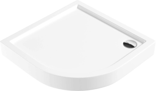 Deante Jasmin Brodzik akrylowy półokrągły 90 cm, kolor biały KGJ_053B