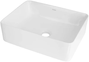 Deante Jasmin Umywalka ceramiczna nablatowa/stawiana na blat, kolor biały CDJ_6U4S