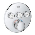 Bateria termostatyczna podtynkowa Grohe Grohtherm Smartcontrol 29121000 do obsługi trzech wyjść wody, kolor chrom