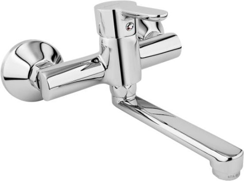 Bateria umywalkowa z długą wylewką KFA Armatura Granat ścienna, wylewka L-150mm, 5520-810-00

