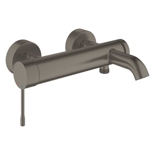 Bateria wannowa ścienna Grohe Essence 25250AL1 kolor grafit szczotkowany (brushed hard graphite)