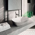 Umywalka Catalano Zero White/Silver 60x40 cm kolor biały/srebrny 160APGRLXBA - aranżacja