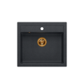 Zlewozmywak Quadron Bill 110 GraniteQ czarny/miedź (black diamond/elementy miedziane)  HCQB6054U8_PVDC1