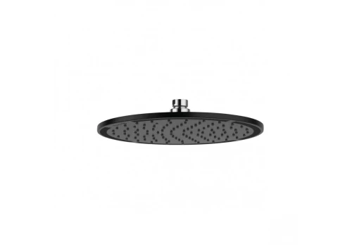 Czarna deszczownica Kludi A-QA 643258700 głowica natrysku 250mm, kolor czarny-mat/chrom