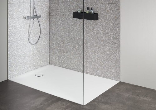 Brodzik prostokątny Koło Nemea kolor biały - mat 120x80 cm, 550.585.00.1