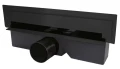 Ferro Wall Slim odpływ ścienny 300 mm, kolor czarny mat OLWS1-BL