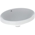 Geberit VariForm owalna umywalka wpuszczana w blat 50cm, kolor biały 500.708.01.2