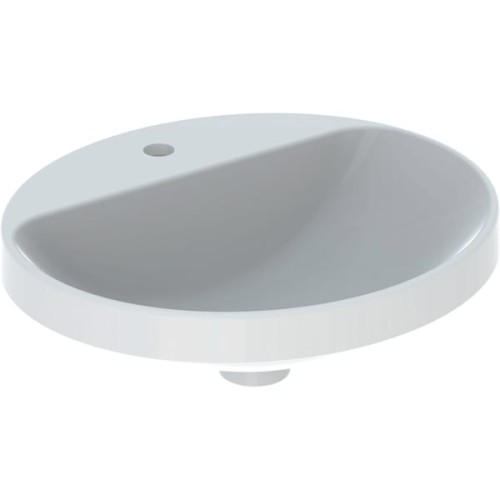 Geberit VariForm Umywalka wpuszczana w blat owalna 50 cm, biały 500.714.01.2