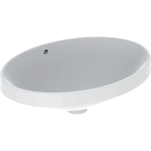 Geberit VariForm umywalka wpuszczana w blat owalna 55 cm kolor biały 500.716.01.2