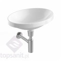 Geberit VariForm Umywalka wpuszczana w blat owalna 55x39 cm, kolor biały 500.718.01.2